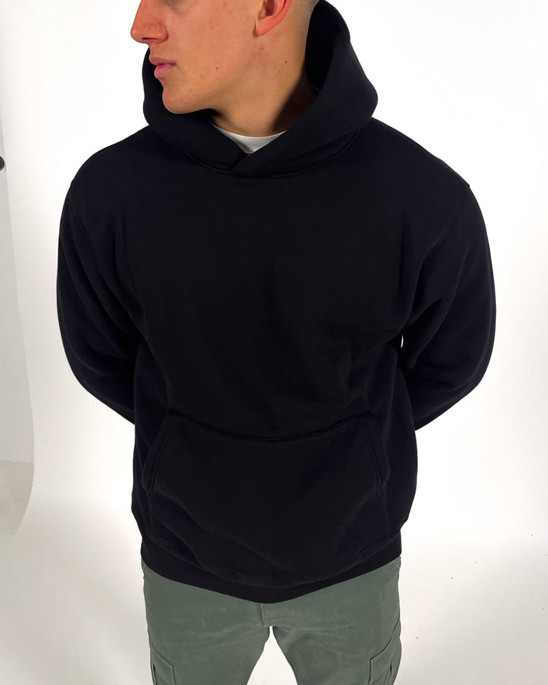 Essential Oversized CALI Hoodie - Black