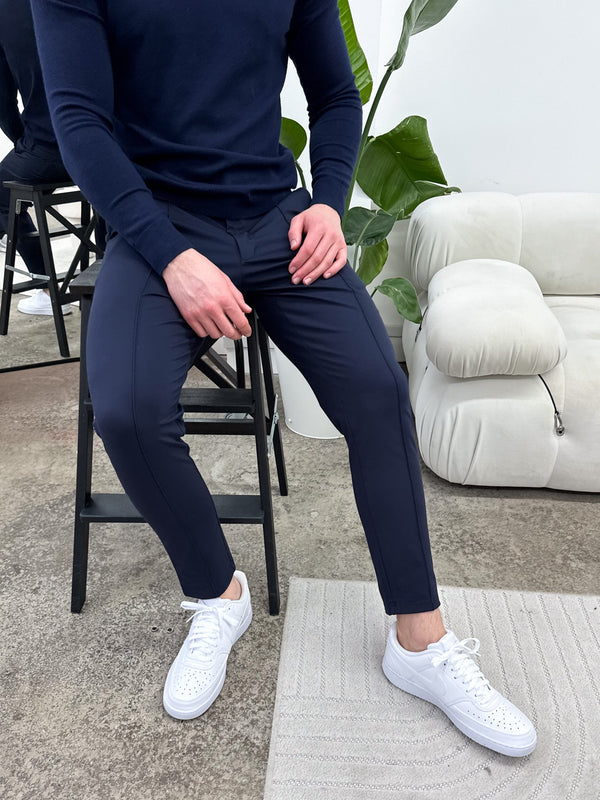 Pantaloni Luxe Capone - Blu Navy